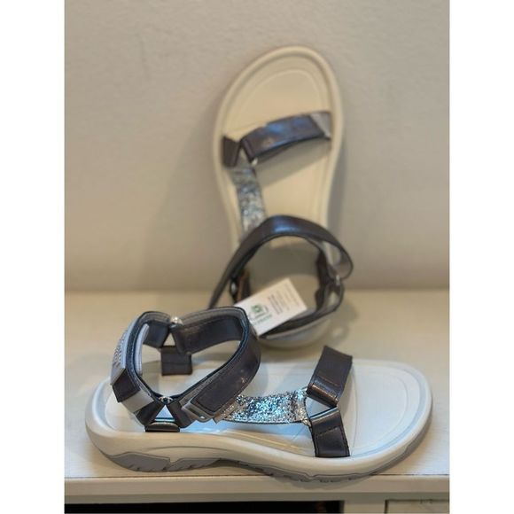 Teva Christian Cowan Silver Trail Women's Sandals Size 7 - Picture 1 of 7